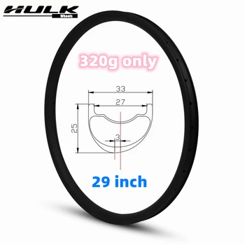 HULKWHEELS 29er 29 inch Asymmetric MTB Carbon Fiber Rim 33mm*25mm HooklessTubeless Rim For Cross Country Mountain Bike Wheel 
HULKWHEELS 29er 29 inch Asymmetric MTB Carbon Fiber Rim 33mm*25mm HooklessTubeless Rim For Cross Country Mountain Bike Wheel
