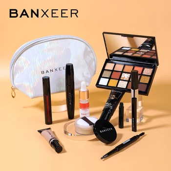 BANXEER Makeup Kit 11pcs Professional Make Up Women Eyeshadow Palette+Mascara+Lipgloss+Highlighter+Concealer With Cosmetic Bag
BANXEER Makeup Kit 11pcs Professional Make Up Women Eyeshadow Palette+Mascara+Lipgloss+Highlighter+Concealer With Cosmetic Bag