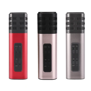 Portable Aluminum Alloy Microphone Professional Mobile Singing Microphone for Live Broadcasting Recording Meeting
Portable Aluminum Alloy Microphone Professional Mobile Singing Microphone for Live Broadcasting Recording Meeting