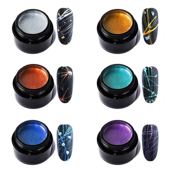 Nail Spider Gel Set, Pulling Line Nails Art Silk 6 Pcs Line Painting Soak Wire Drawing Elasticity Off Design Lacquer Long Lastin
Nail Spider Gel Set, Pulling Line Nails Art Silk 6 Pcs Line Painting Soak Wire Drawing Elasticity Off Design Lacquer Long Lastin