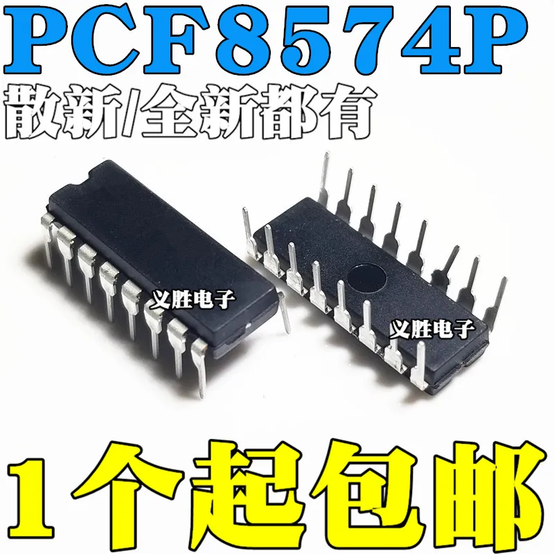 New and original PCF8574 PCF8574P AP DIP16 Chip input/output expansion 8 bit I2C clock chip IC | Электронные компоненты и