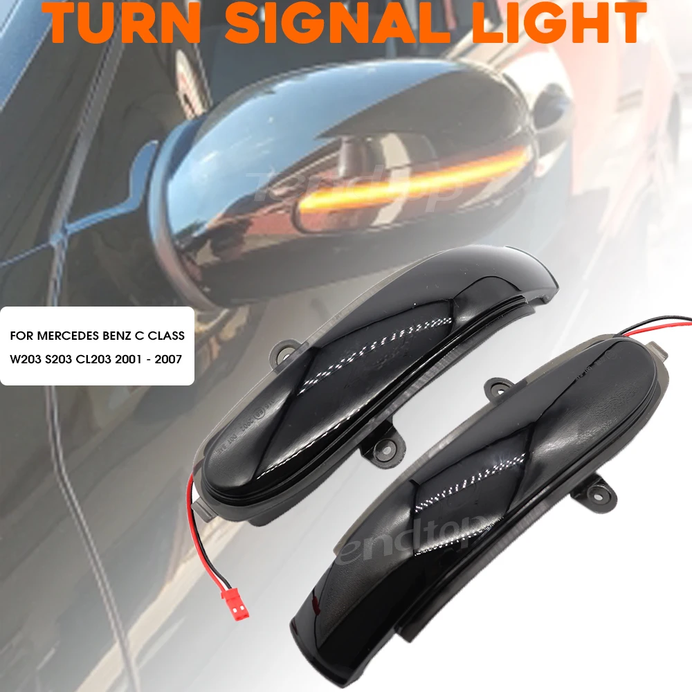 Dynamic Blinker Mirror Light For Mercedes Benz C Class W203 S203 CL203 2001 - 2007 LED Turn Signal Side Indicator
Dynamic Blinker Mirror Light For Mercedes Benz C Class W203 S203 CL203 2001 - 2007 LED Turn Signal Side Indicator