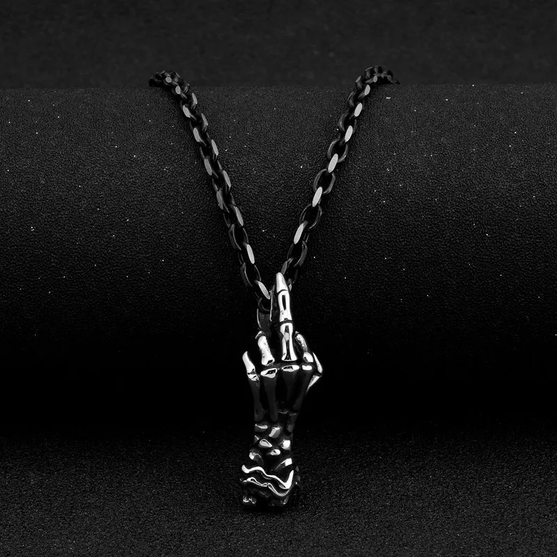 MINCN Ghost Hand Stainless Steel Necklace Men's Punk Pendant Dragon Claw God Fashion Jewelry Titanium Steel Men's Necklace
MINCN Ghost Hand Stainless Steel Necklace Men's Punk Pendant Dragon Claw God Fashion Jewelry Titanium Steel Men's Necklace