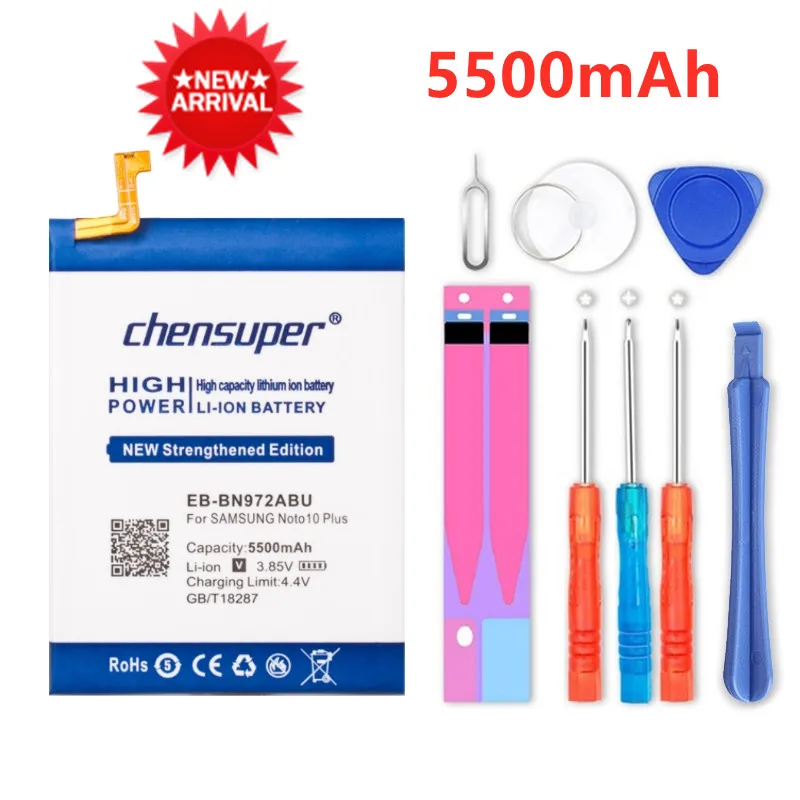 Chensuper 0 цикла 5500 мА/ч, EB-BN972ABU батарея для Samsung GALAXY Note 10 + Note10Plus Примечание 10 Note10 + плюс SM-N975F SM-N975DS
Chensuper 0 цикла 5500 мА/ч, EB-BN972ABU батарея для Samsung GALAXY Note 10 + Note10Plus Примечание 10 Note10 + плюс SM-N975F SM-N975DS