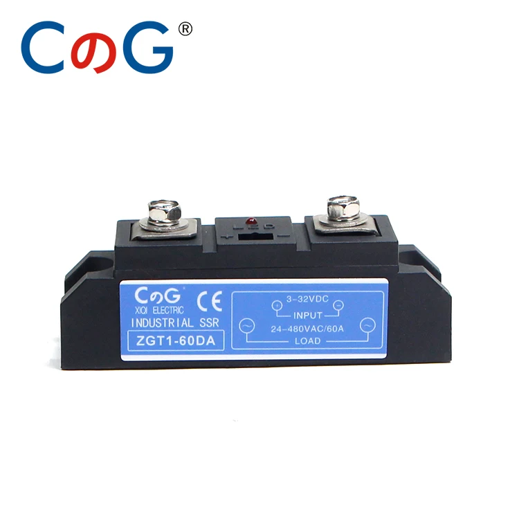 CG 60A 80A 100A Industrial High Power Auto industrial Series DC to AC Solid State Relay Solid State Relay
CG 60A 80A 100A Industrial High Power Auto industrial Series DC to AC Solid State Relay Solid State Relay