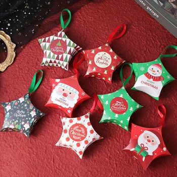 8pcs Merry Christmas Candy Boxes Santa Claus Snowman Star Shape Gift Box Christmas Tree Decorations for Home 2020 Xmas Ornaments 
8pcs Merry Christmas Candy Boxes Santa Claus Snowman Star Shape Gift Box Christmas Tree Decorations for Home 2020 Xmas Ornaments