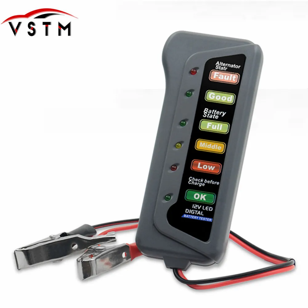 HOT!! 12V Automotive Car Battery Tester LCD Digital Test Analyzer Auto System Analyzer Alternator Cranking Check
HOT!! 12V Automotive Car Battery Tester LCD Digital Test Analyzer Auto System Analyzer Alternator Cranking Check