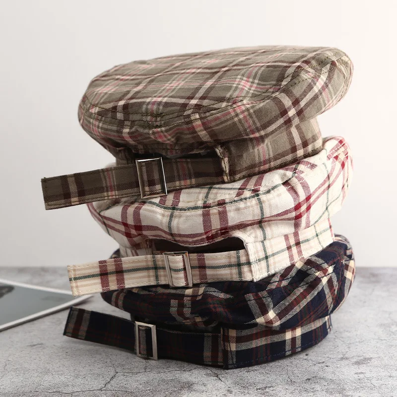 Fashion ins Women Plaid Berets Hat Vintage British Flat Hats For fashion Winter Female Cotton Wool warm Hats
Fashion ins Women Plaid Berets Hat Vintage British Flat Hats For fashion Winter Female Cotton Wool warm Hats