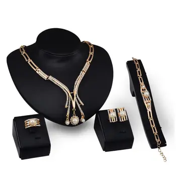 Yoomuna fashion Exquisite Dubai jewelry set luxury Golden color wedding Nigeria African jewelry wholesale jewelry Accessories 
Yoomuna fashion Exquisite Dubai jewelry set luxury Golden color wedding Nigeria African jewelry wholesale jewelry Accessories