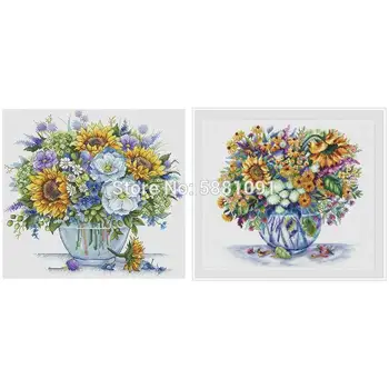 Sunflower vase patterns Counted Cross Stitch 11CT 14CT 18CT DIY Chinese Cross Stitch Kits Embroidery Needlework Sets home decor
Sunflower vase patterns Counted Cross Stitch 11CT 14CT 18CT DIY Chinese Cross Stitch Kits Embroidery Needlework Sets home decor