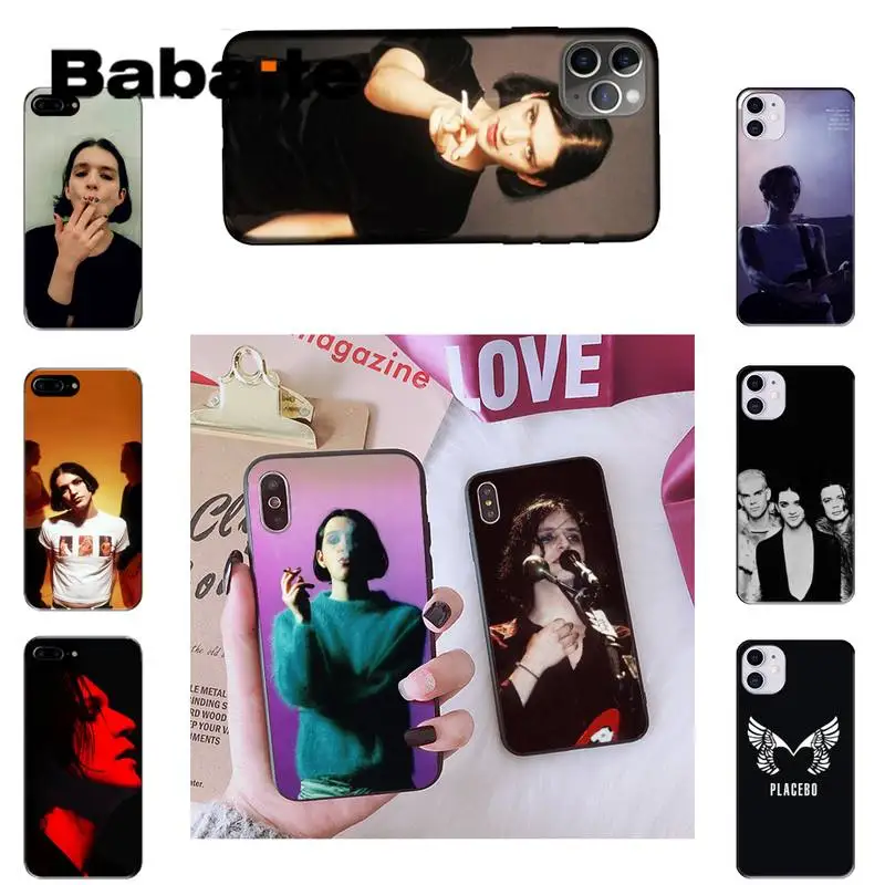 Чехол для телефона Babaite Placebo Brian Molko iPhone 8 7 6 6S Plus X XS MAX 5 5S SE XR 11 11pro promax 12 12Pro