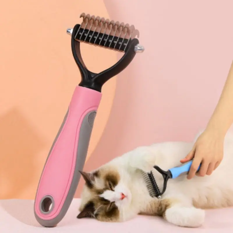 Practical Pet fur Knot Cutter Remove Rake grooming and grooming Spreading Brush Comb Rake Dog Cat Comb Tools Pet Supplies
Practical Pet fur Knot Cutter Remove Rake grooming and grooming Spreading Brush Comb Rake Dog Cat Comb Tools Pet Supplies