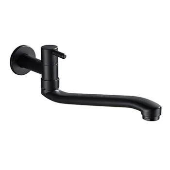G1/2 Mop Pool Single Cold Kitchen Faucet Basin Sink Balcony Modern Lengthen Rotatable Wall Mounted Black Home Stainless Steel
G1/2 Mop Pool Single Cold Kitchen Faucet Basin Sink Balcony Modern Lengthen Rotatable Wall Mounted Black Home Stainless Steel