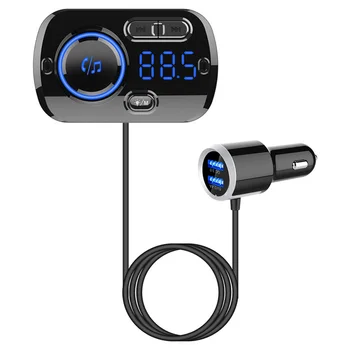Car Kit MP3 Player Car Handsfree Wireless Bluetooth FM Transmitter Dual USB QC3.0 Fast Charger Atmosphere Lights
Car Kit MP3 Player Car Handsfree Wireless Bluetooth FM Transmitter Dual USB QC3.0 Fast Charger Atmosphere Lights