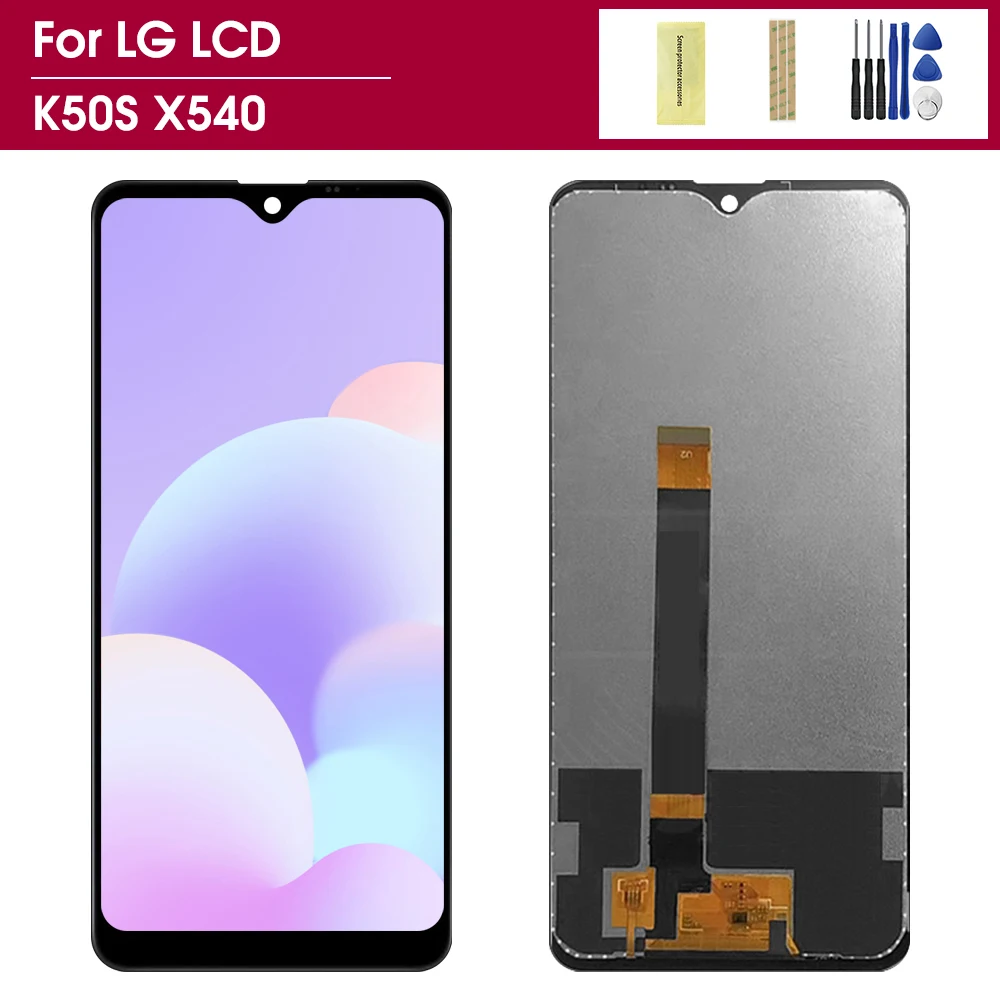 Фото 6.5" Original LCD Replacement For LG K50S LM-X540 Display with frame Touch Screen Digitizer Assembly lcd | Мобильные телефоны и