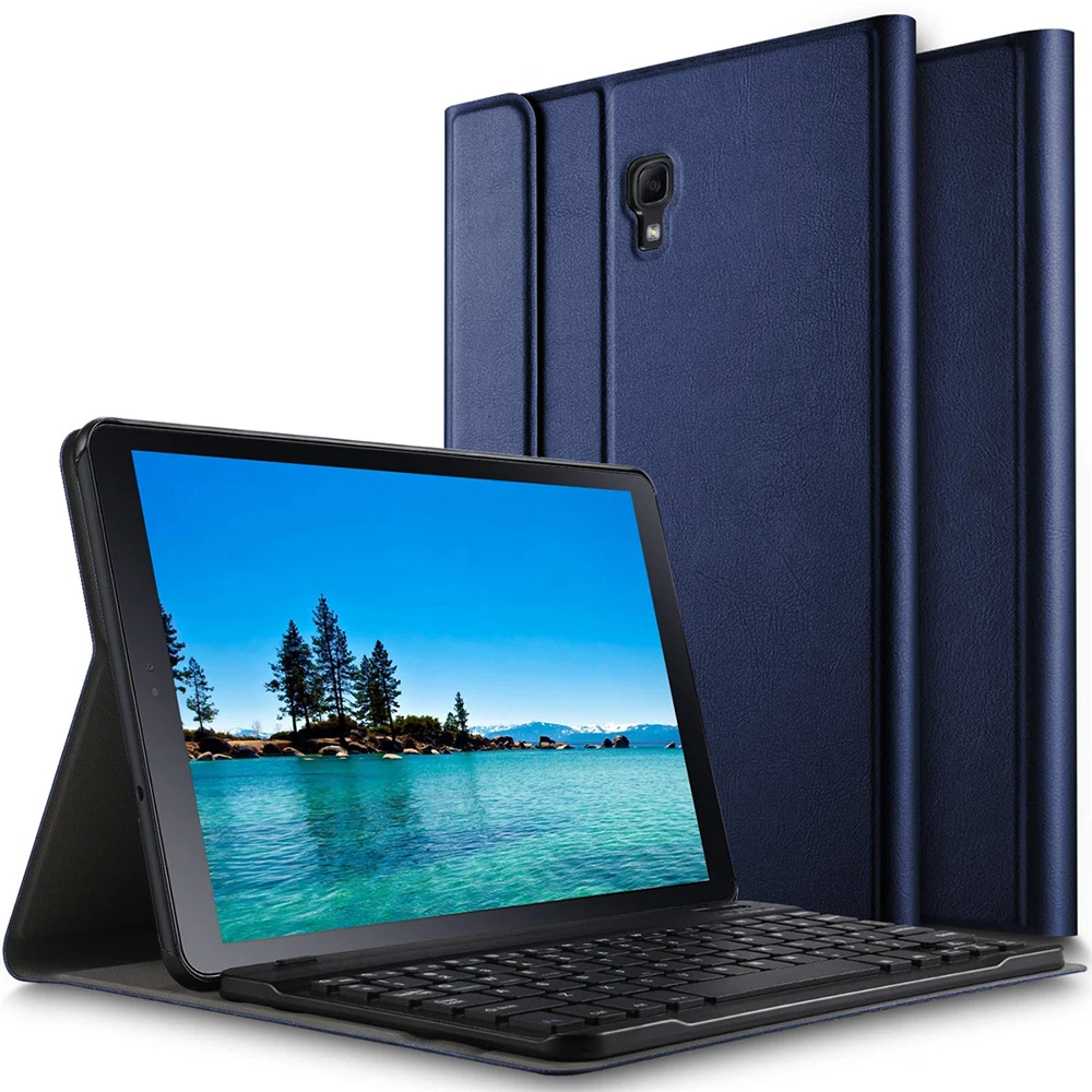 For Samsung Galaxy Tab A2 10.5 T595 T590 Tablet Keyboard Case No Backlit Bluetooth Removable Keyboard With Leather Cover
For Samsung Galaxy Tab A2 10.5 T595 T590 Tablet Keyboard Case No Backlit Bluetooth Removable Keyboard With Leather Cover