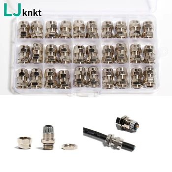 30pcs metal wire waterproof joint cable fixed joint waterproof wire sleeve 3-6.5mm straight cable gland
30pcs metal wire waterproof joint cable fixed joint waterproof wire sleeve 3-6.5mm straight cable gland