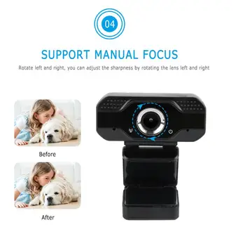 1080P HD 5MP Computer Camera USB Web Camera Webcams Built-In Sound-absorbing Microphone 1920 *1080 Resolution
1080P HD 5MP Computer Camera USB Web Camera Webcams Built-In Sound-absorbing Microphone 1920 *1080 Resolution
