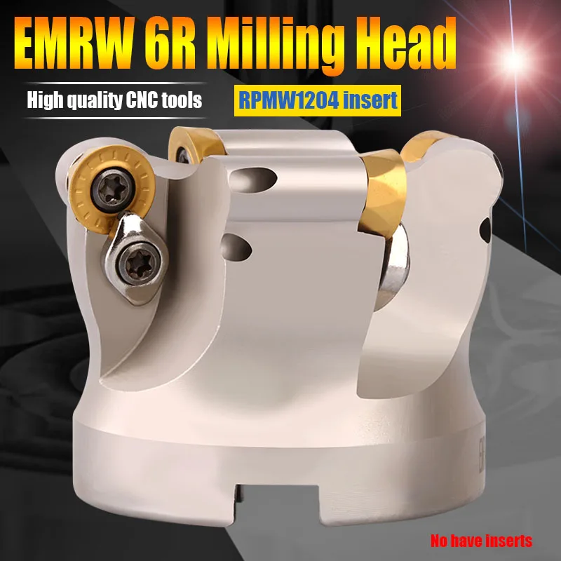 Фрезерная головка EMRW6R 50-22-4T EMRW 6R 63-22-4T, EMRW 6R100-32-6T, инструменты для наплечных фрезерных работ, использование RPMW1204 MO
Фрезерная головка EMRW6R 50-22-4T EMRW 6R 63-22-4T, EMRW 6R100-32-6T, инструменты для наплечных фрезерных работ, использование RPMW1204 MO
