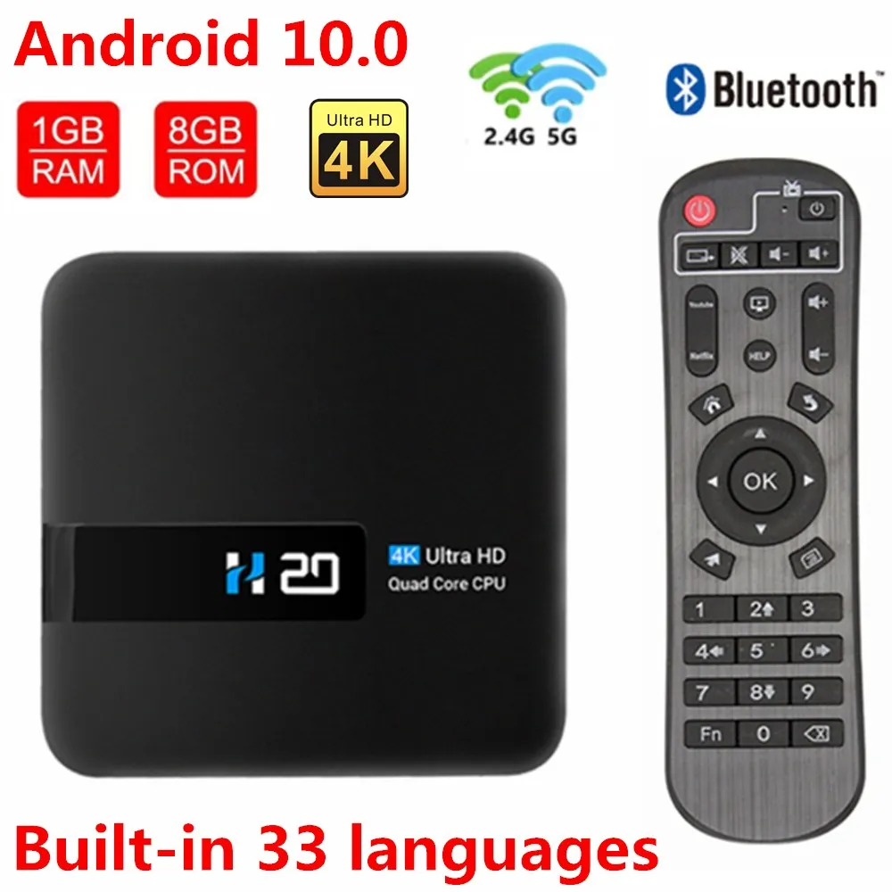 Smart TV Box Android 10 1G 8GB HD 4K TV Receiver Media Player Set-Top Box Support M3U Netflix TVBOX Android 10.0 WiFi 2.4/5G
Smart TV Box Android 10 1G 8GB HD 4K TV Receiver Media Player Set-Top Box Support M3U Netflix TVBOX Android 10.0 WiFi 2.4/5G