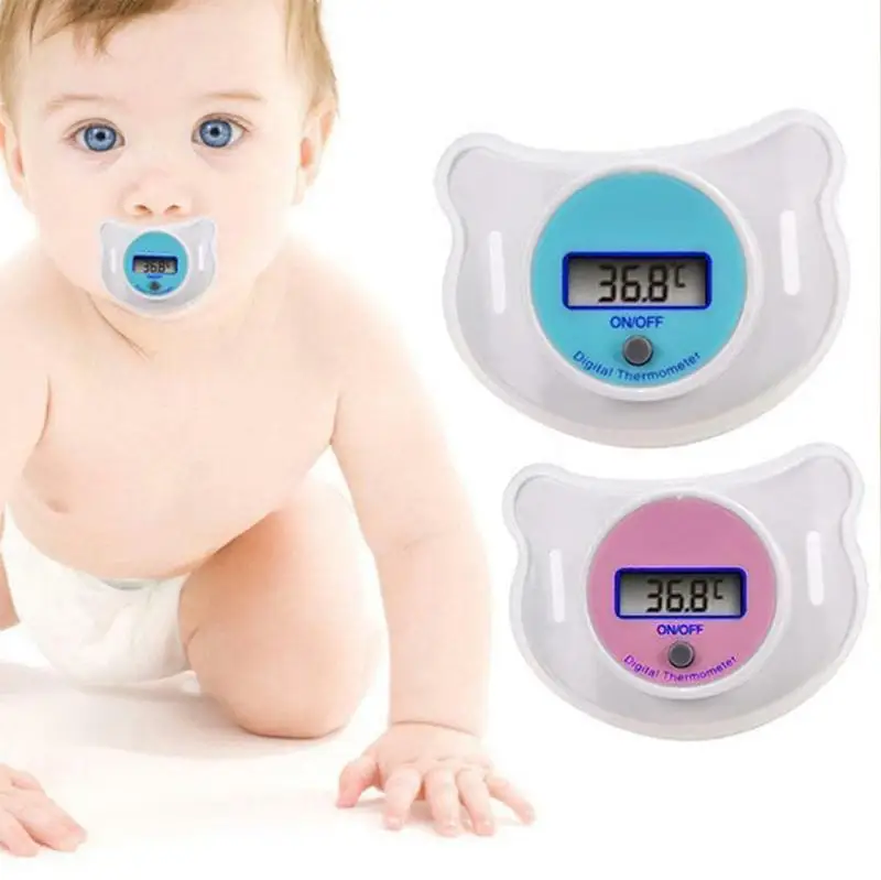Practical Baby Nipple Thermometer Infants Lcd Digital Mouth Nipple Pacifier Kids Soft Smooth Safety Nipple Thermometer 
Practical Baby Nipple Thermometer Infants Lcd Digital Mouth Nipple Pacifier Kids Soft Smooth Safety Nipple Thermometer