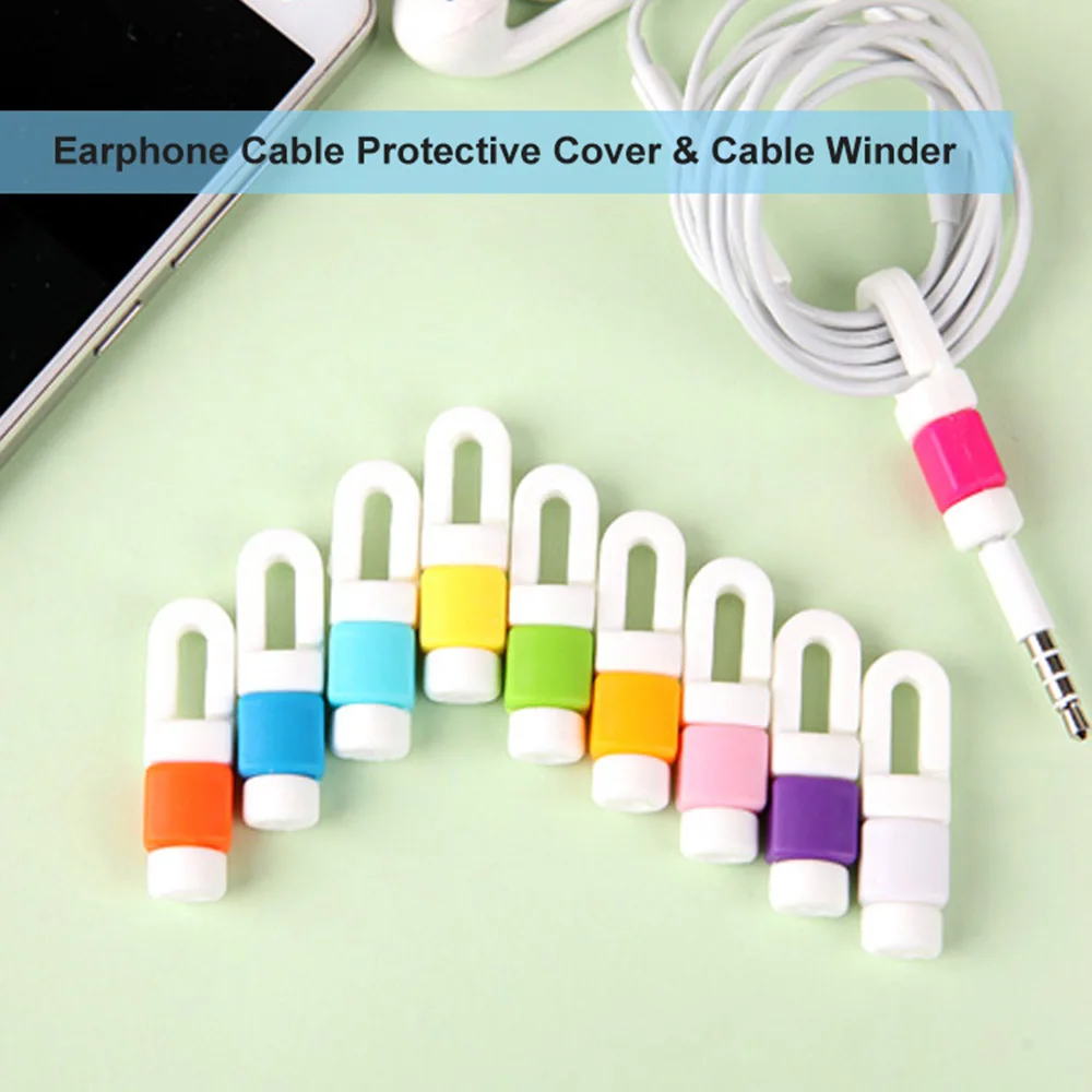 10Pcs Earphone Cable Winder Organizer Line Cord Protector Headphone Cable Protective Cover Saver Random color
10Pcs Earphone Cable Winder Organizer Line Cord Protector Headphone Cable Protective Cover Saver Random color