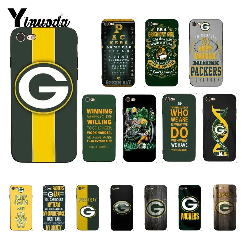 Yinuoda Green Bay Packers Soft Silicon black Phone Case for iPhone 8 7 6 6S Plus X XS MAX 5 5S SE XR 10 Cover Fundas Capa
Yinuoda Green Bay Packers Soft Silicon black Phone Case for iPhone 8 7 6 6S Plus X XS MAX 5 5S SE XR 10 Cover Fundas Capa
