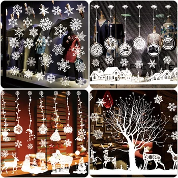 Merry Christmas Window Stickers Santa Claus Decorative Wall Stickers Home Decor Bedroom Living Room Removable White Decal
Merry Christmas Window Stickers Santa Claus Decorative Wall Stickers Home Decor Bedroom Living Room Removable White Decal