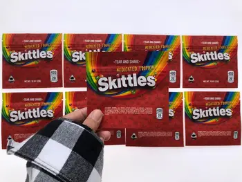 Tear And Share Medicated Tropical Sour Skittles Red Mylar Bags Local Medicated Edibles Smell Proof Bags olfxu
Tear And Share Medicated Tropical Sour Skittles Red Mylar Bags Local Medicated Edibles Smell Proof Bags olfxu