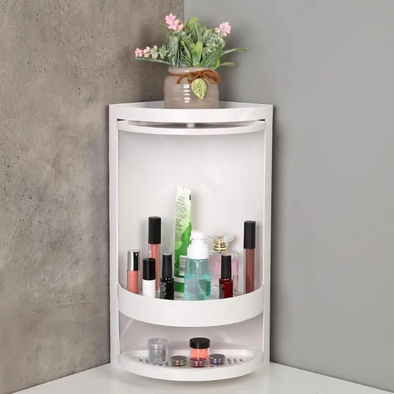 360° Storage Rack Rotating Triangular Bathroom Organizer Shelf Unique Design Strong Bearing Washing Table rangement salle de bai
360° Storage Rack Rotating Triangular Bathroom Organizer Shelf Unique Design Strong Bearing Washing Table rangement salle de bai