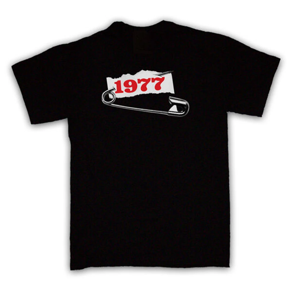 1977 Punk Rock Pin Seguridad Estilo Retro Shirt Todos Los Colores Y Carvings Men Clothes Tee Shirt
1977 Punk Rock Pin Seguridad Estilo Retro Shirt Todos Los Colores Y Carvings Men Clothes Tee Shirt
