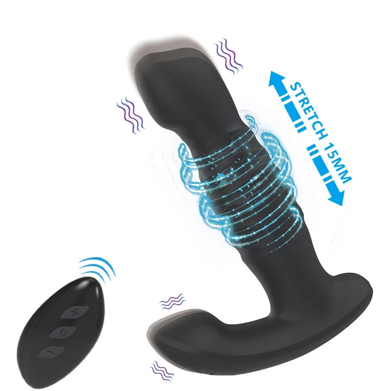 Телескопический Анальный Вибратор