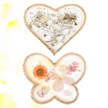 2pcs Fake Nail Pieces Boards Crystal Agate Palette Trays Resin Nails Colored Drawing Palette Display Board (Loving Heart and But
2pcs Fake Nail Pieces Boards Crystal Agate Palette Trays Resin Nails Colored Drawing Palette Display Board (Loving Heart and But