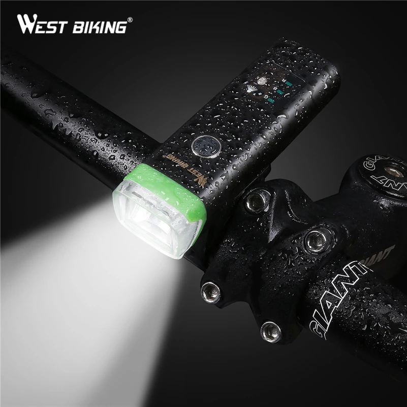 WEST BIKING Intelligent Bicycle Light Sensor Auto Lamp Waterproof USB Rechargeable Cycling Warning Flashlight 4 Modes Bike Light
WEST BIKING Intelligent Bicycle Light Sensor Auto Lamp Waterproof USB Rechargeable Cycling Warning Flashlight 4 Modes Bike Light