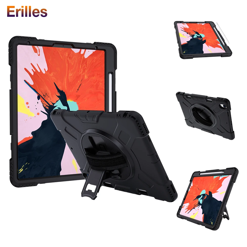 Sport Silicone Case with Holder for iPad Pro 12.9 2018 Protective Shell with Pencil Holder Case for Apple Tablet 12.9 inch
Sport Silicone Case with Holder for iPad Pro 12.9 2018 Protective Shell with Pencil Holder Case for Apple Tablet 12.9 inch