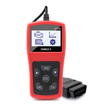 V319 Car Scanner Tool EOBD OBD2 Multi Language Diagnostic Engine Fault Code Reader
V319 Car Scanner Tool EOBD OBD2 Multi Language Diagnostic Engine Fault Code Reader