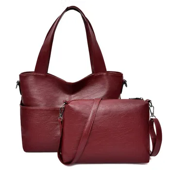 HBWJ Luxury High Capacity Women Shoulder Bags Designer 2 Set Women PU Leather Casusl Tote Bags Retro Female Crossbody Handbag
HBWJ Luxury High Capacity Women Shoulder Bags Designer 2 Set Women PU Leather Casusl Tote Bags Retro Female Crossbody Handbag