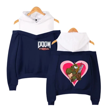 Doom Eternal Off-the-shoulder hoodie women New Sale Fashion Print Sexy Doom Eternal shoulder Popular Sweatshirt Coats tops
Doom Eternal Off-the-shoulder hoodie women New Sale Fashion Print Sexy Doom Eternal shoulder Popular Sweatshirt Coats tops