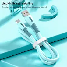 1.2m Charging Cable Anti-winding 3A Fast Charging Silicone for Android/Type-C/for iOS Data USB Wire for Office
1.2m Charging Cable Anti-winding 3A Fast Charging Silicone for Android/Type-C/for iOS Data USB Wire for Office