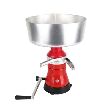 FL-80 12L 0.3KW Vertical Milk Cream Centrifuge Manual Butter Separator Semi-Automatic Portable Desktop Food Centrifuge Separator
FL-80 12L 0.3KW Vertical Milk Cream Centrifuge Manual Butter Separator Semi-Automatic Portable Desktop Food Centrifuge Separator