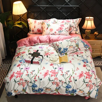 Pink Print Series 600TC Egyptian Cotton Soft Duvet Cover Bed Sheet set Pillowcase Multi Color Bedding Set Queen King size 4pcs#s
Pink Print Series 600TC Egyptian Cotton Soft Duvet Cover Bed Sheet set Pillowcase Multi Color Bedding Set Queen King size 4pcs#s