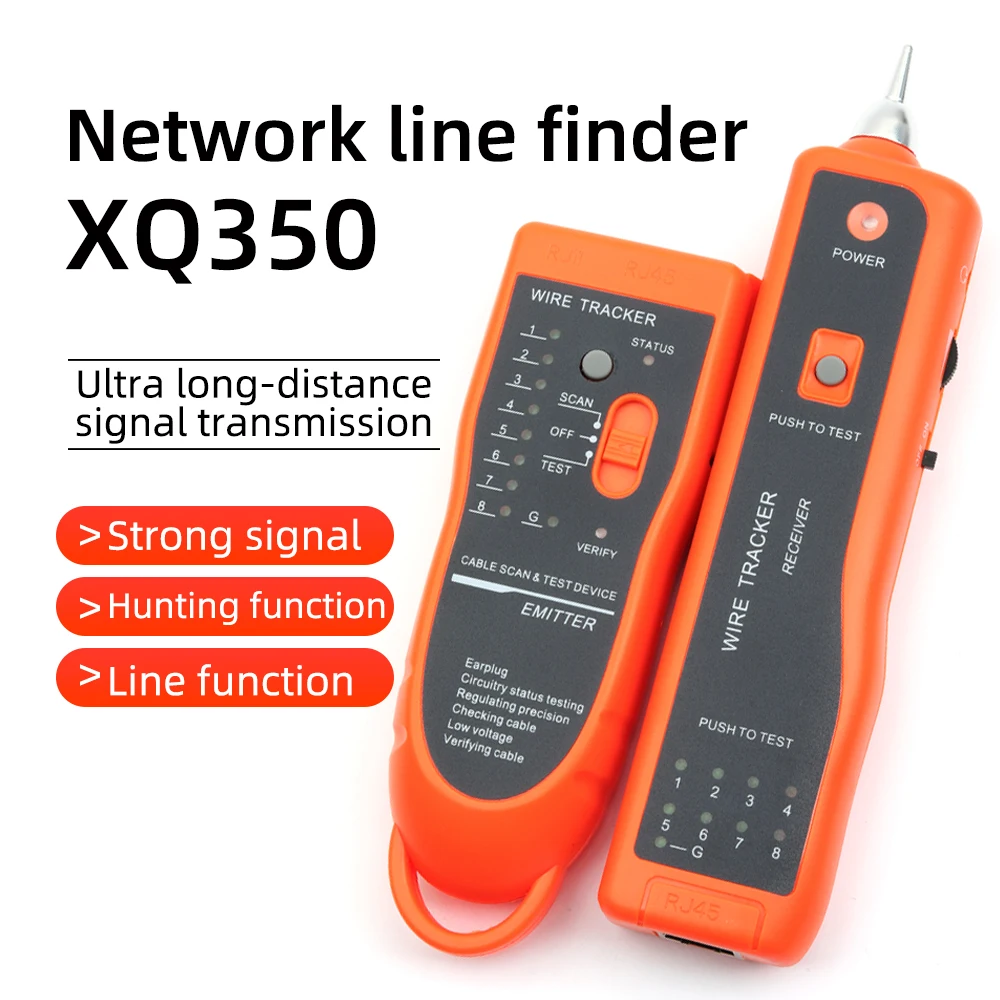 KELUSHI Diagnose Tester XQ-350 For UTP STP Cat5 Cat6 RJ45 LAN Network Cable Line Finder RJ11 Telephone Wire Tracker/ Tracer
KELUSHI Diagnose Tester XQ-350 For UTP STP Cat5 Cat6 RJ45 LAN Network Cable Line Finder RJ11 Telephone Wire Tracker/ Tracer