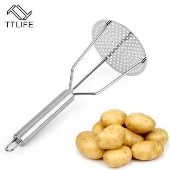 Stainless Steel Pressed Potato Masher Juice Maker Potato Pusher Smooth Potatoes Crusher Vegetable Fruit Tool Kitchen Accessories
Stainless Steel Pressed Potato Masher Juice Maker Potato Pusher Smooth Potatoes Crusher Vegetable Fruit Tool Kitchen Accessories