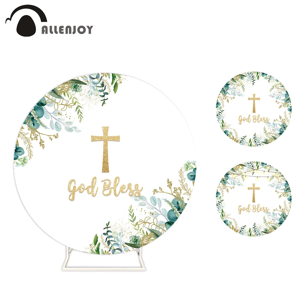 Allenjoy Holy Communion Customiz Round Wallpaper Backgrounds Golden Leaves Baby Shower Photography Backdrops Elastic Table Cover
Allenjoy Holy Communion Customiz Round Wallpaper Backgrounds Golden Leaves Baby Shower Photography Backdrops Elastic Table Cover