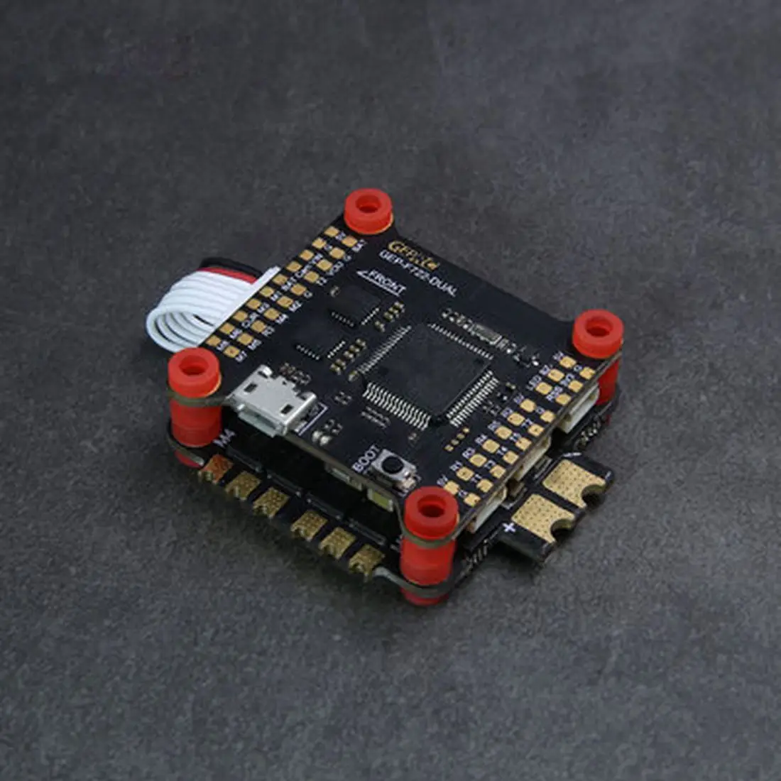 Контроллер полета GEPRC Stack GEP-SPAN-F722-BT Dual Gyro F7 OSD и 50A BL_32 3-6S ESC для гоночного дрона FPV |