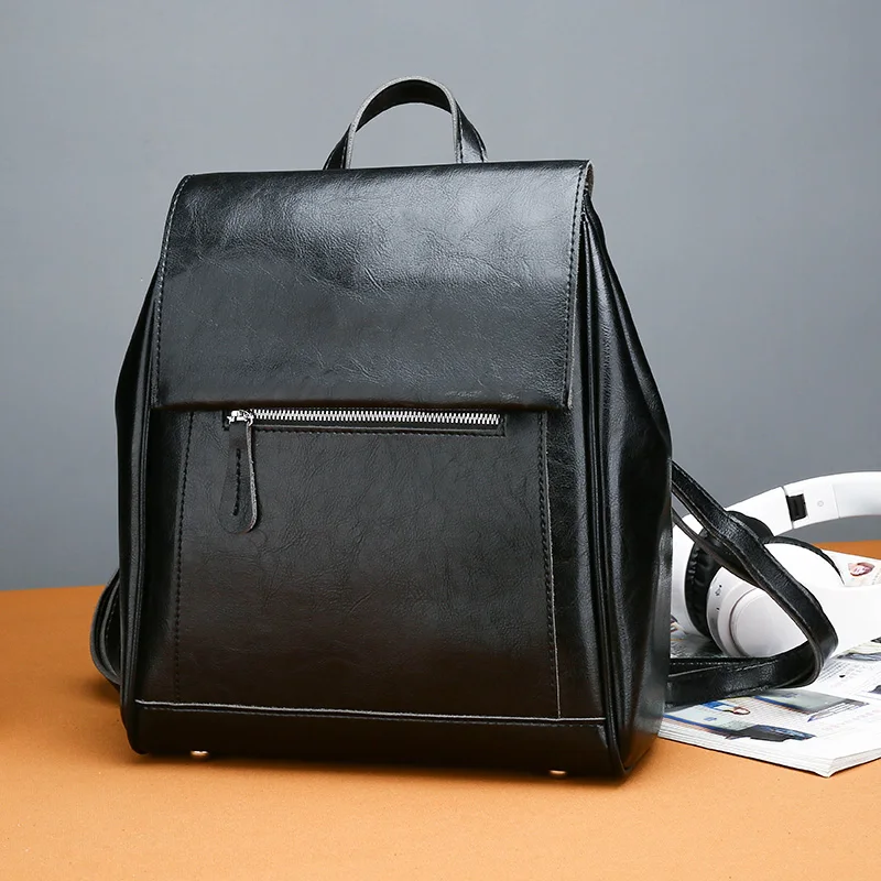 YILIANBackpackgirl 2020 new versatile leather satchel for retro British college students
YILIANBackpackgirl 2020 new versatile leather satchel for retro British college students