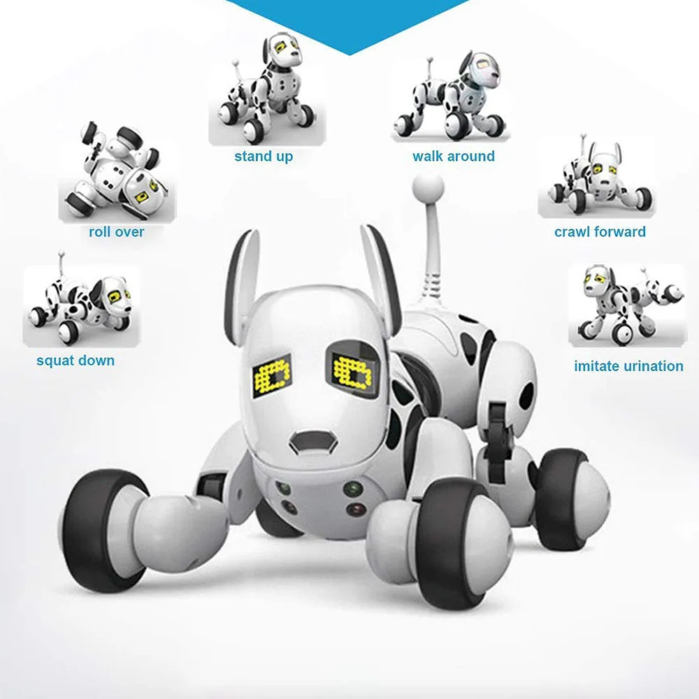 2.4G Smart Robot Dog Electronic Pet Intelligent Dancing Dogs Robots RC Toy Wireless Talking Remote Control Kid Gift For Birthday
2.4G Smart Robot Dog Electronic Pet Intelligent Dancing Dogs Robots RC Toy Wireless Talking Remote Control Kid Gift For Birthday