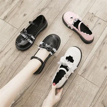 cosplay Anime Cute Lolita Shoes Lace Bowtie JK Round Toe Buckles Straps School Students Uniform Dress Girls Princess Shoes
cosplay Anime Cute Lolita Shoes Lace Bowtie JK Round Toe Buckles Straps School Students Uniform Dress Girls Princess Shoes