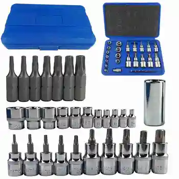 30 Pcs Chrome Vanadium Steel Sleeve Set Press Batch Sleeve Head Machine Repair Auto Repair Household Durable Tool Kit
30 Pcs Chrome Vanadium Steel Sleeve Set Press Batch Sleeve Head Machine Repair Auto Repair Household Durable Tool Kit