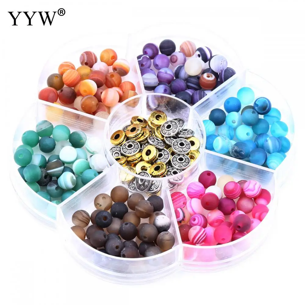 Natural Lace Agate Beads For Jewelry Making Sieraden Maken Frosted Mixed Bulk Beads For Diy Bracelet Necklace 6mm 240pcs/Box
Natural Lace Agate Beads For Jewelry Making Sieraden Maken Frosted Mixed Bulk Beads For Diy Bracelet Necklace 6mm 240pcs/Box